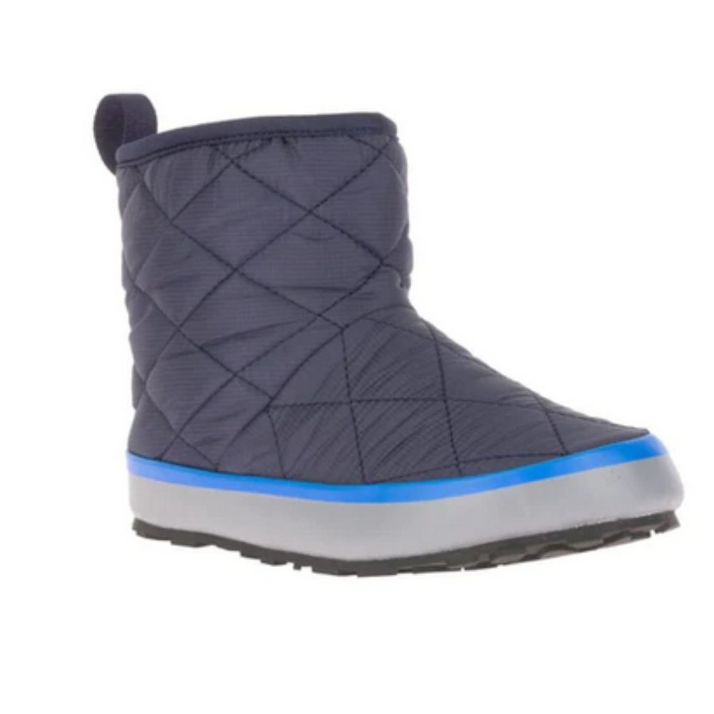 KAMIK Toddler Boy/Girl Navy Puffy Mid Slippers - 8T